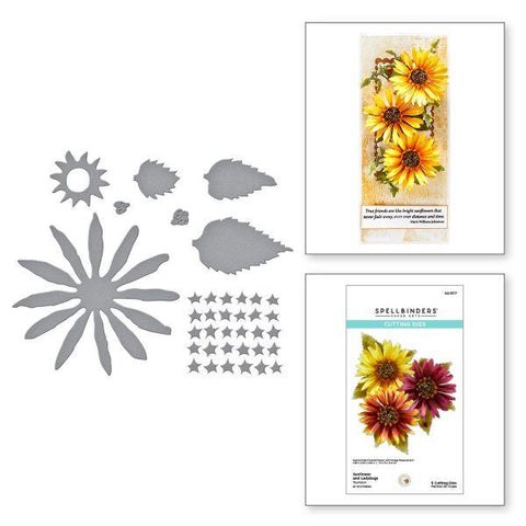 Garden Favorites Collection - Sunflower and Ladybugs Dies