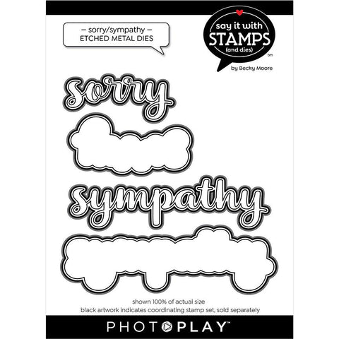 Say it with Stamps - Dies - Sorry/Sympathy