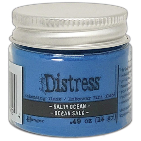 Distress Embossing Glaze - Salty Ocean