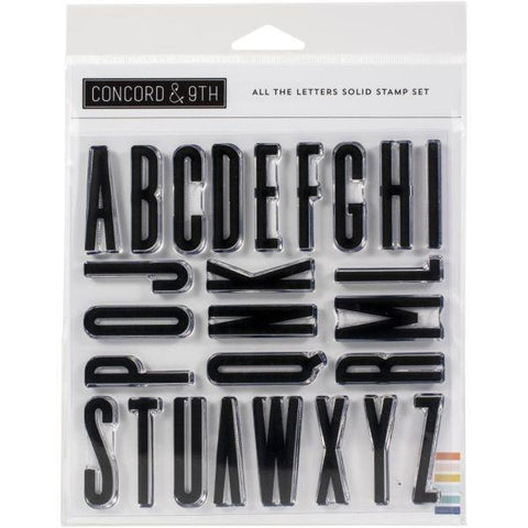 Clear Stamps - All the Letters