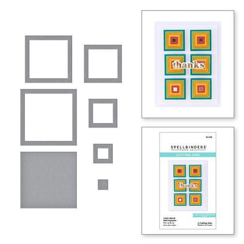 Color Block Mini Shapes Collection - Color Block Mini Squares