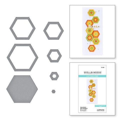 Color Block Mini Shapes Collection - Color Block Mini Hexagons
