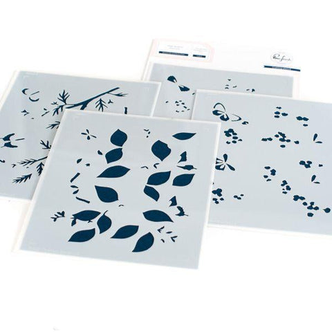 Botancials and Butterflies Layering Stencils