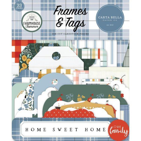Farmhouse Summer - Ephemera - Frames & Tags