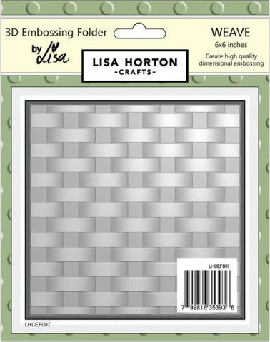 Weave - 3D Embossing Folder