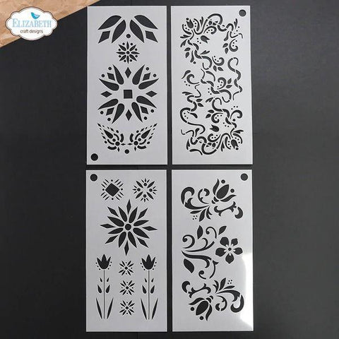 Florals N' Fabrick - Floral Stencils