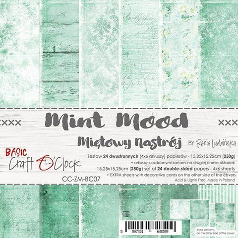 Basics - Mint Mood - 6x6 Paper Collection
