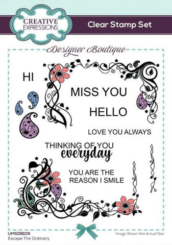 Designer Boutique Clear Stamp Sets - Escape the Ordinary