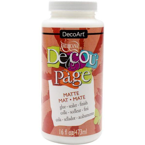Decoupage Glue - Matte - 16oz