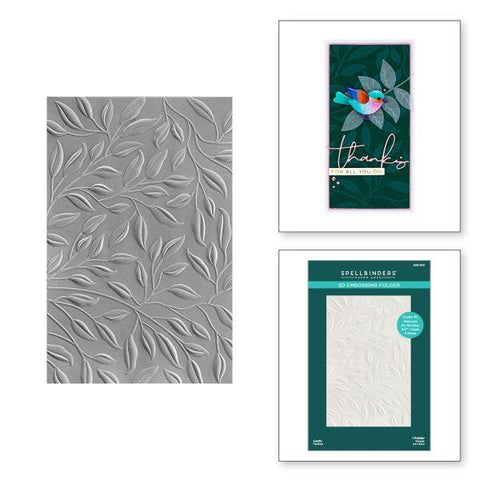 3D Embossing Folder - Leafy