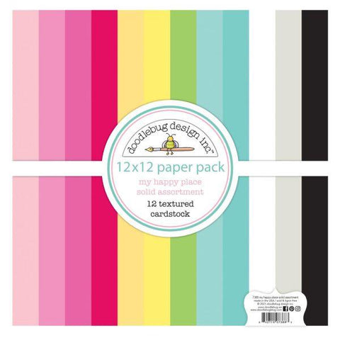 My Happy Place - Collection Pack - Textured Cardstock Pack
