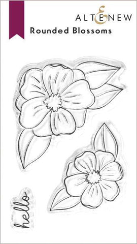 Rounded Blossoms - Clear Stamp Set