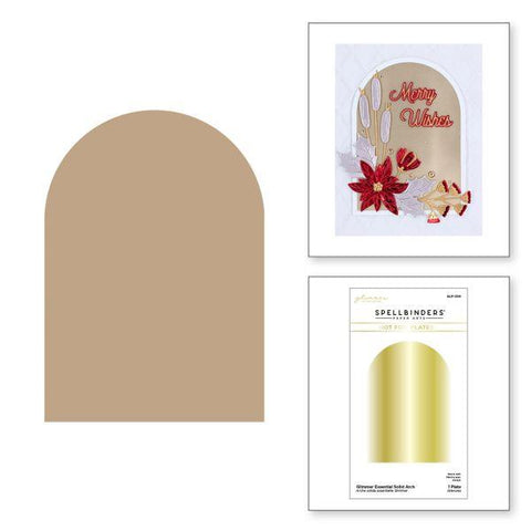 Glimmer Greetings Collection - Essential Solid Arch Glimmer Plate