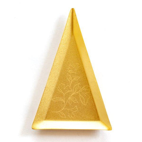 Essentials Triangle Brass Tray