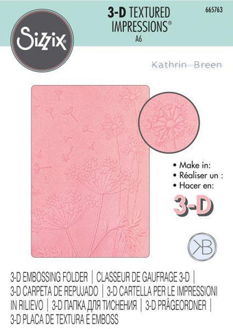 3D Textured Impressions Embossing Folder - Summer Wishes