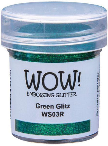 Embossing Powder - Green Glitz