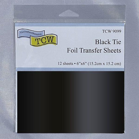 Foil Transfer Sheets - Black Tie