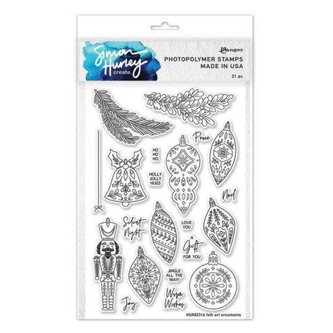 Folk Art Ornaments - Clear Stamps