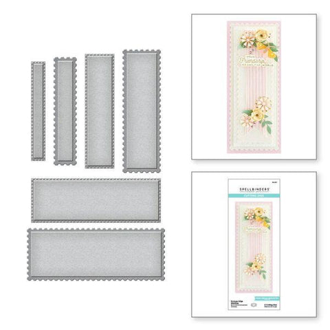 Postage Edge Shapes Collection - Postage Edge Slimlines Dies