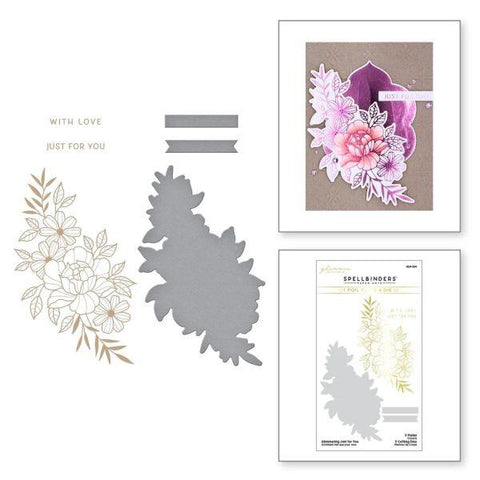 Floral Refection Collection - Glimmering Just for You Glimmer Hot Foil Plate & Die Set