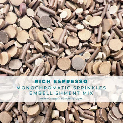 Rich Espresso Sprinkles - Embellishment Mix