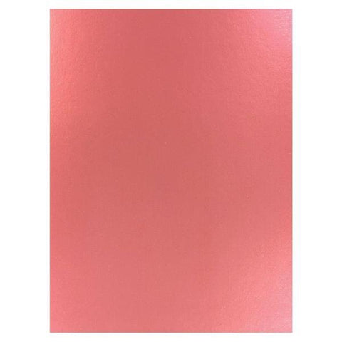 Craft Perfect Pearlescent Cardstock - Coral Luster