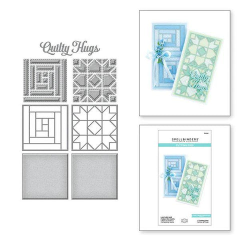 Home Sweet Quilt Collection - Log Cabhin and Flower Mini Quilts Dies