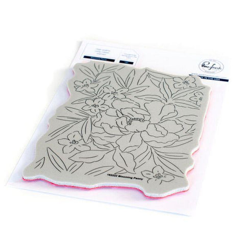Blooming Peony - Cling Stamp