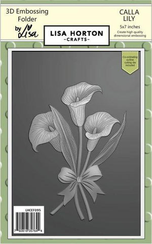 Calla Lily - 5x7 3D Embossing Folder & Die