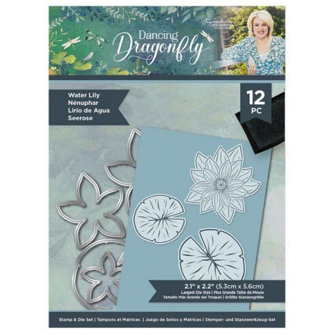 Sara Signature Dancing Dragonfly - Water Lily Stamp and Die