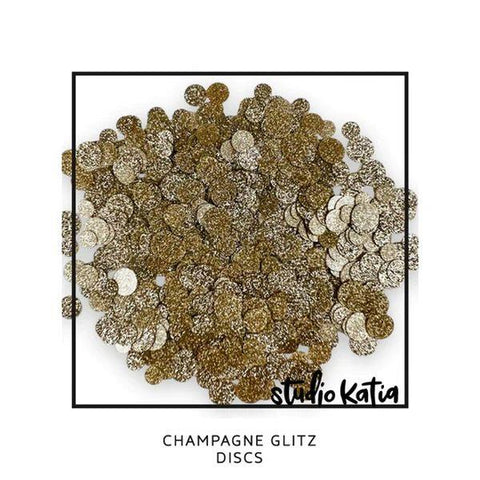 Champagne Glitz Discs