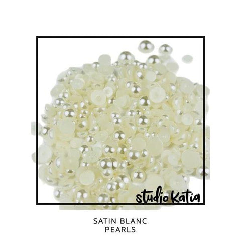 Satin Blanc Pearls