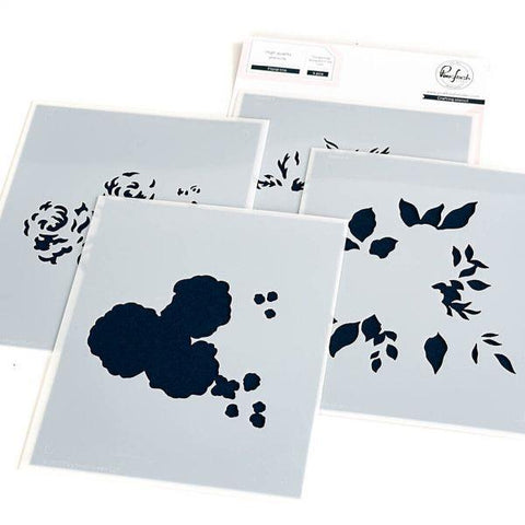 Floral Trio - Layering Stencils