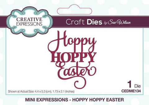 Mini Expressions Dies - Hoppy Hoppy Easter