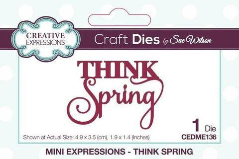 Mini Expressions Dies - Think Spring