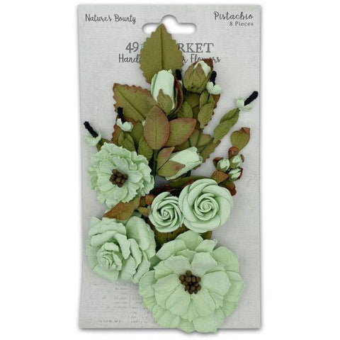 Nature's Bounty Paper Flowers - Pistachio