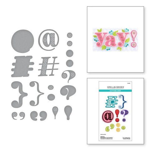 Stitched Numbers & More Collection - Stitched Puncuation and Symbols Dies