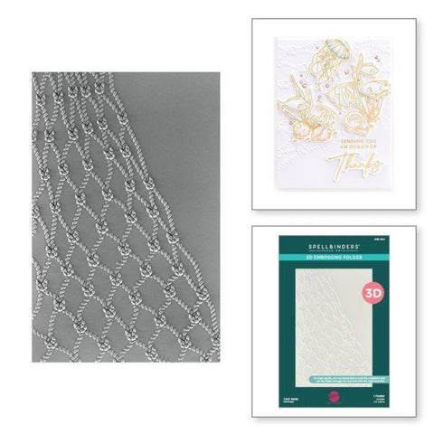 Seahorse Kisses Collection - Cast Away 3D Embossing Folder