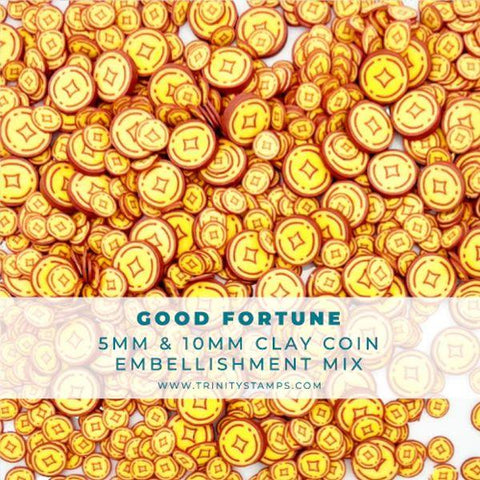 Good Fortune Clay Embellishments Mix