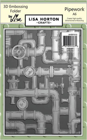 Pipework - 3D Embossing Folder