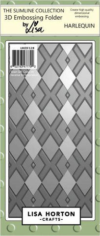 Harlequin - Slimline 3D Embossing Folder