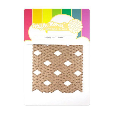 Zig Zag Hot Foil Plate