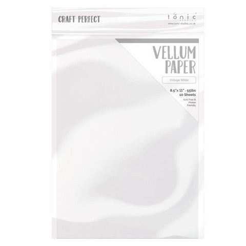 Craft Perfect Vellum - Vintage White