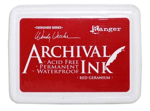 Archival Ink Pad - Red Geranium