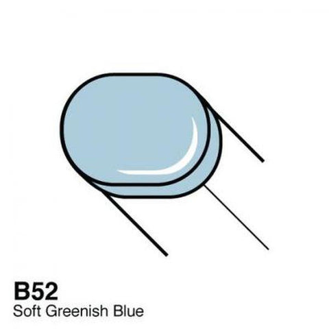 Copic Sketch Marker - B52 - Soft Greenish Blue