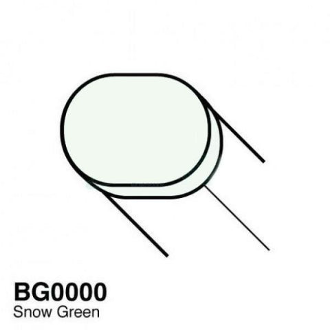 Copic Sketch Marker - BG0000 - Snow Green