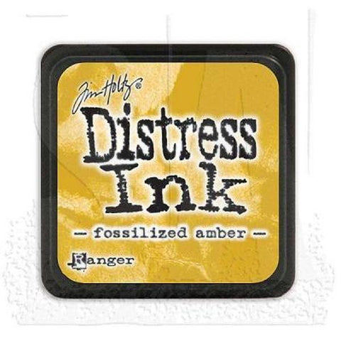 Mini Distress Ink Pad - Fossilized Amber